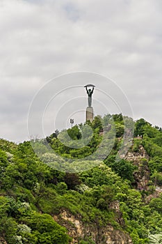 Editorial, Liberty or Freedom Statue in Budapest, Hungary